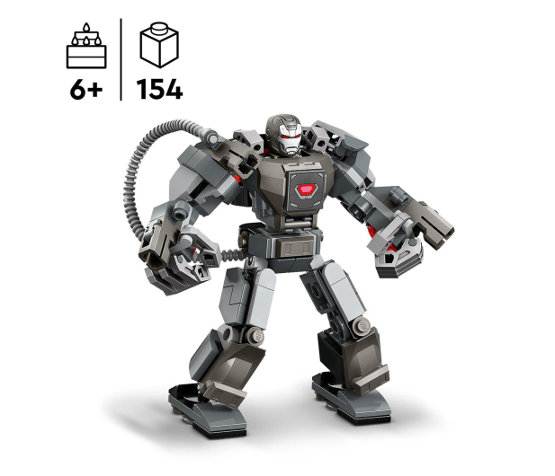 LEGO Marvel 76277 Mechaniczna zbroja War Machine - 1202187 - zdjęcie 3